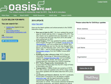 Tablet Screenshot of oasisnyc.org